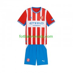 Girona Děti Fotbalový dres Domácí 2026-2027 Krátký rukáv
