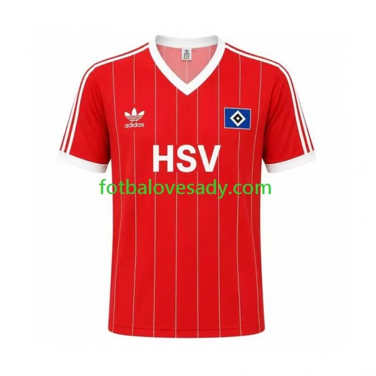 Hamburger SV Retro 1983 Muži Fotbalový dres Venkovní Krátký rukáv