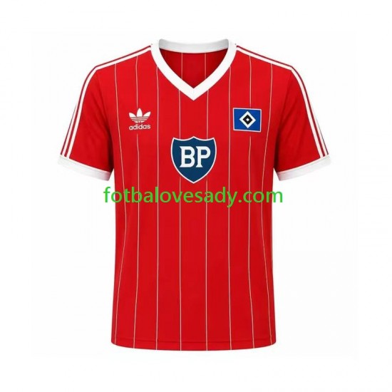 Hamburger SV Retro 1984 Muži Fotbalový dres Venkovní Krátký rukáv