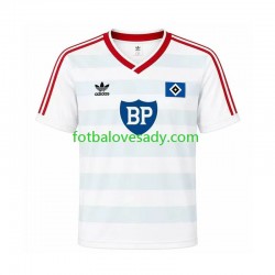 Hamburger SV Retro 1986 Muži Fotbalový dres Venkovní Krátký rukáv