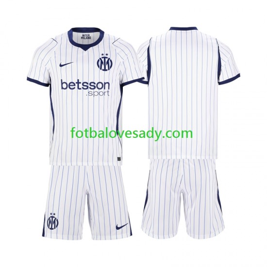 Inter Milán Děti Fotbalový dres Venkovní 2026-2027 Krátký rukáv