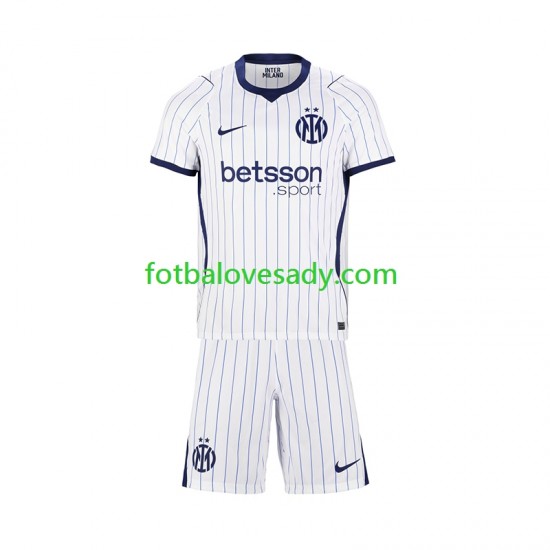 Inter Milán Děti Fotbalový dres Venkovní 2026-2027 Krátký rukáv