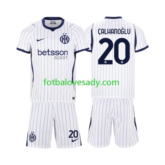 Inter Milán Hakan Calhanoglu 20 Děti Fotbalový dres Venkovní 2026-2027 Krátký rukáv