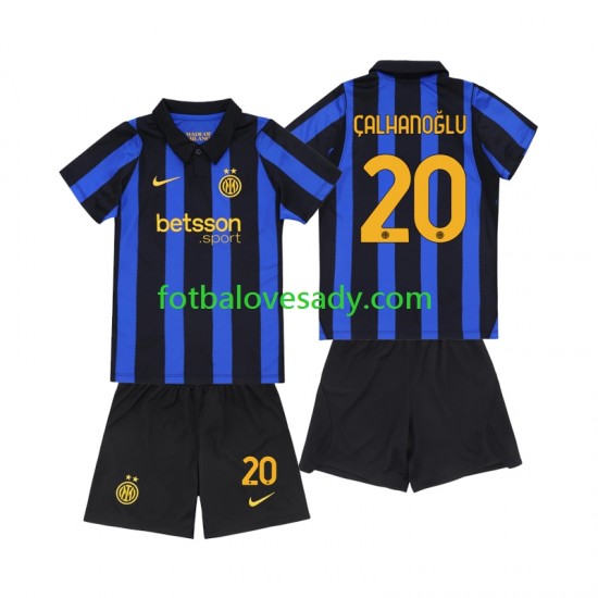Inter Milán Hakan Calhanoglu 20 Děti Fotbalový dres Domácí 2026-2027 Krátký rukáv