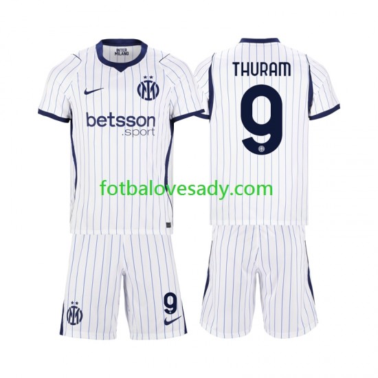 Inter Milán Marcus Thuram 9 Děti Fotbalový dres Venkovní 2026-2027 Krátký rukáv