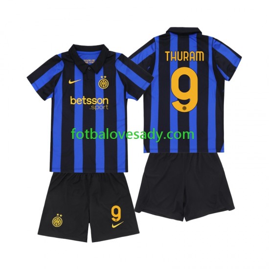 Inter Milán Marcus Thuram 9 Děti Fotbalový dres Domácí 2026-2027 Krátký rukáv