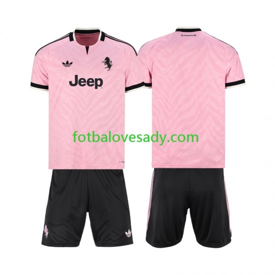 Juventus Děti Fotbalový dres Venkovní 2026-2027 Krátký rukáv
