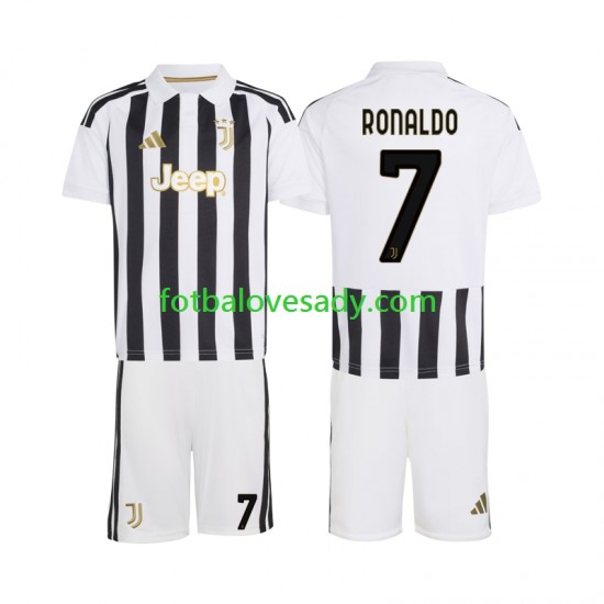 Juventus Cristiano Ronaldo 7 Děti Fotbalový dres Domácí 2026-2027 Krátký rukáv