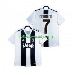 Juventus Retro Cristiano Ronaldo 2018 2019 Muži Fotbalový dres Domácí Krátký rukáv