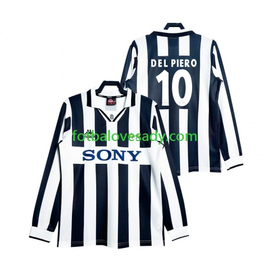 Juventus Retro DEL PIERO 10 1997 Muži Fotbalový dres Domácí Dlouhý rukáv