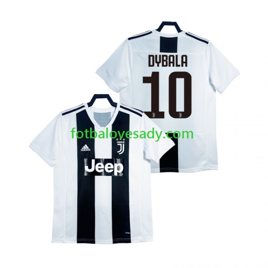 Juventus Retro DYBALA 21 2018 2019 Muži Fotbalový dres Domácí Krátký rukáv