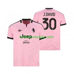 Juventus Jonathan David 30 Muži Fotbalový dres Venkovní 2026-2027 Krátký rukáv