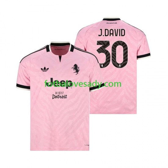 Juventus Jonathan David 30 Muži Fotbalový dres Venkovní 2026-2027 Krátký rukáv