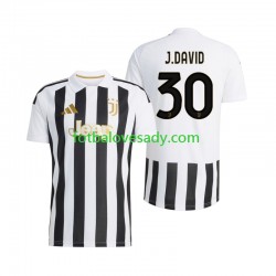 Juventus Jonathan David 30 Muži Fotbalový dres Domácí 2026-2027 Krátký rukáv