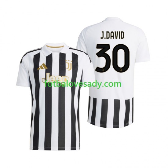Juventus Jonathan David 30 Muži Fotbalový dres Domácí 2026-2027 Krátký rukáv