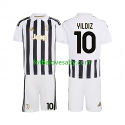 Juventus Kenan Yildiz 10 Děti Fotbalový dres Domácí 2026-2027 Krátký rukáv