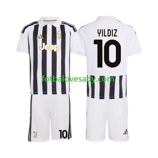 Juventus Kenan Yildiz 10 Děti Fotbalový dres Domácí 2026-2027 Krátký rukáv