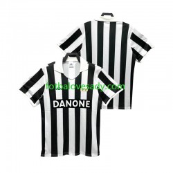 Juventus Retro 1992 1994 Muži Fotbalový dres Domácí Krátký rukáv