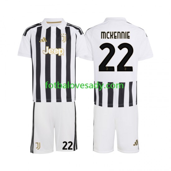 Juventus Weston McKennie 22 Děti Fotbalový dres Domácí 2026-2027 Krátký rukáv