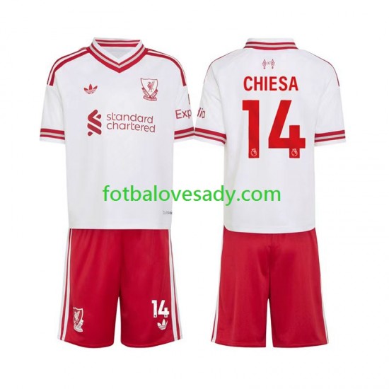 Liverpool Federico Chiesa 14 Děti Fotbalový dres Venkovní 2026-2027 Krátký rukáv