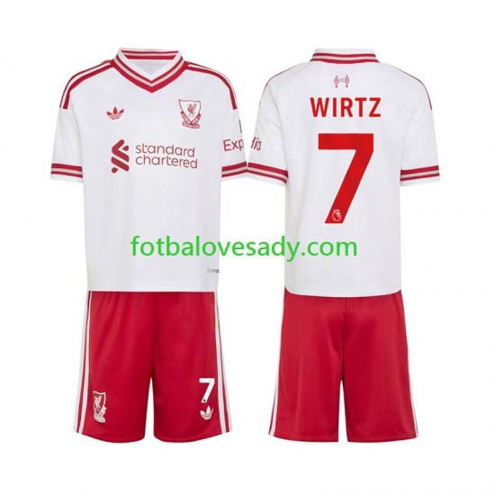 Liverpool Florian Wirtz 7 Děti Fotbalový dres Venkovní 2026-2027 Krátký rukáv