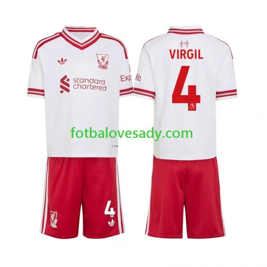 Liverpool Virgil van Dijk 4 Děti Fotbalový dres Venkovní 2026-2027 Krátký rukáv