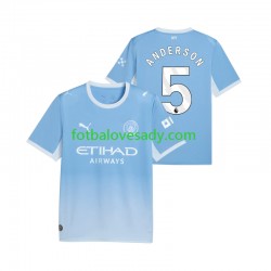 Manchester City Elliot Anderson 5 Muži Fotbalový dres Domácí 2026-2027 Krátký rukáv