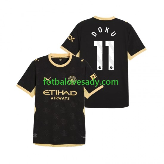 Manchester City Jeremy Doku 11 Muži Fotbalový dres Venkovní 2026-2027 Krátký rukáv