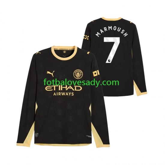 Manchester City Omar Marmoush 7 Muži Fotbalový dres Venkovní 2026-2027 Dlouhý rukáv