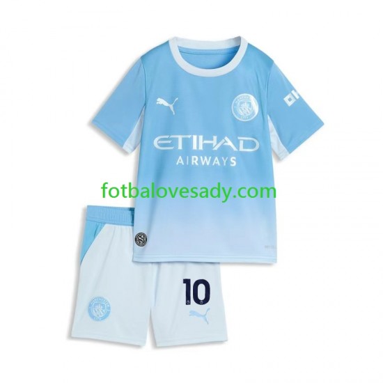 Manchester City Rayan Cherki 10 Děti Fotbalový dres Domácí 2026-2027 Krátký rukáv