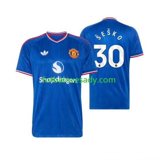 Manchester United Benjamin Sesko 30 Muži Fotbalový dres Venkovní 2026-2027 Krátký rukáv