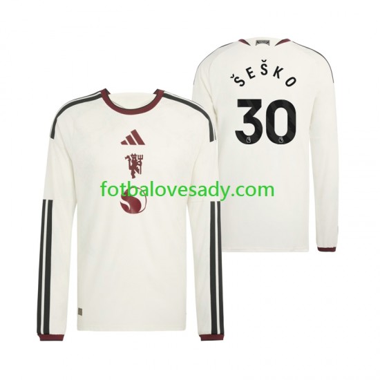 Manchester United Benjamin Sesko 30 Muži Fotbalový dres Třetí 2026-2027 Dlouhý rukáv