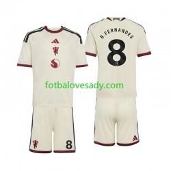 Manchester United Bruno Fernandes 8 Děti Fotbalový dres Třetí 2026-2027 Krátký rukáv