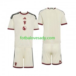 Manchester United Děti Fotbalový dres Třetí 2026-2027 Krátký rukáv