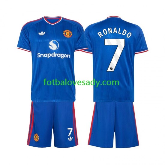 Manchester United Cristiano Ronaldo 7 Děti Fotbalový dres Venkovní 2026-2027 Krátký rukáv
