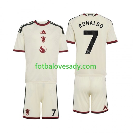 Manchester United Cristiano Ronaldo 7 Děti Fotbalový dres Třetí 2026-2027 Krátký rukáv