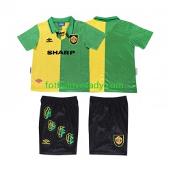 Manchester United Retro 1992 1994 Děti Fotbalový dres Třetí Krátký rukáv