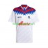 Olympique Lyonnais Retro 1995 1996 Muži Fotbalový dres Domácí Krátký rukáv