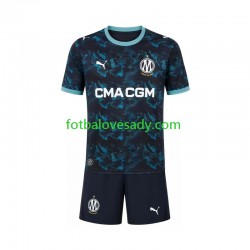 Olympique Marseille Děti Fotbalový dres Venkovní 2026-2027 Krátký rukáv