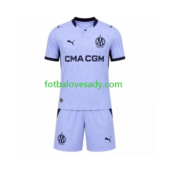 Olympique Marseille Děti Fotbalový dres Třetí 2026-2027 Krátký rukáv
