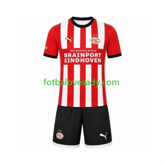 PSV Eindhoven Děti Fotbalový dres Domácí 2026-2027 Krátký rukáv