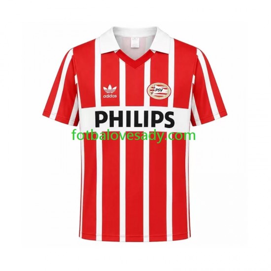 PSV Eindhoven Retro 1990 Muži Fotbalový dres Domácí Krátký rukáv