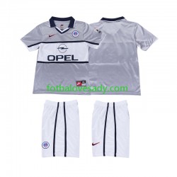 Paris Saint-Germain Retro 2000 2001 Děti Fotbalový dres Venkovní Krátký rukáv