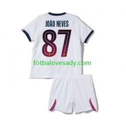 Paris Saint-Germain Joao Neves 87 Děti Fotbalový dres Venkovní 2026-2027 Krátký rukáv