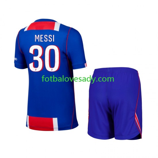 Paris Saint-Germain Lionel Messi 30 Děti Fotbalový dres Domácí 2026-2027 Krátký rukáv