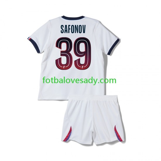 Paris Saint-Germain Matvey Safonov 39 Děti Fotbalový dres Venkovní 2026-2027 Krátký rukáv