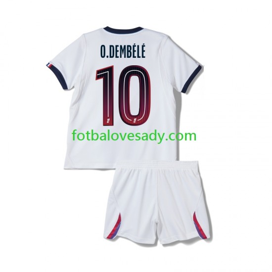 Paris Saint-Germain Ousmane Dembele 10 Děti Fotbalový dres Venkovní 2026-2027 Krátký rukáv