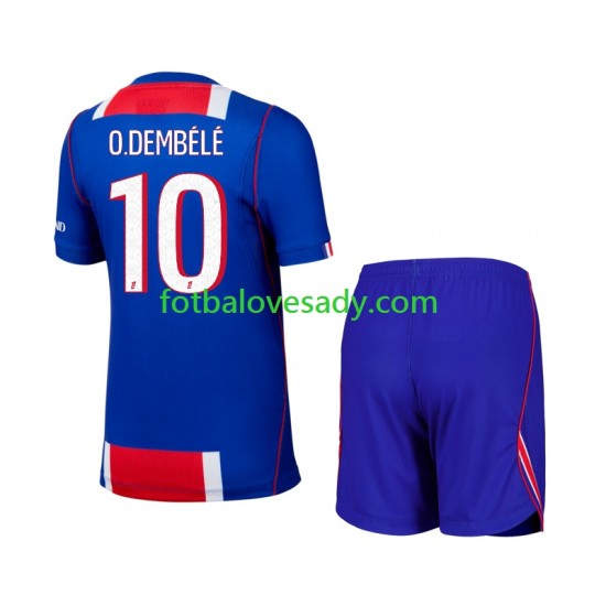 Paris Saint-Germain Ousmane Dembele 10 Děti Fotbalový dres Domácí 2026-2027 Krátký rukáv