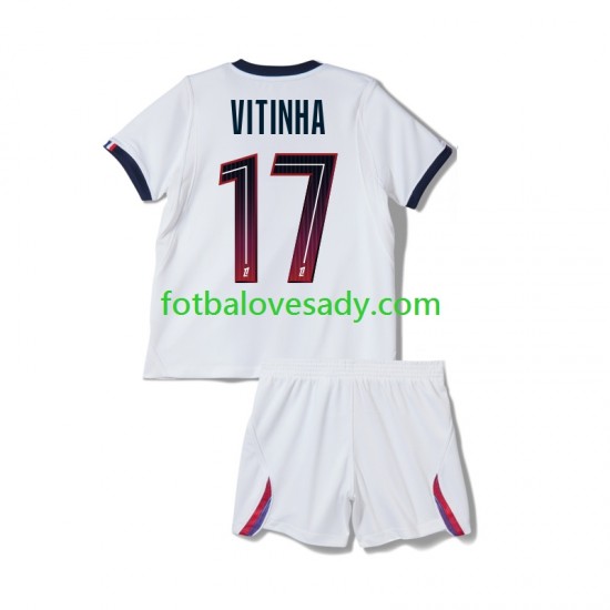 Paris Saint-Germain Vitinha 17 Děti Fotbalový dres Venkovní 2026-2027 Krátký rukáv