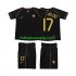 Portugalsko Retro Cristiano Ronaldo 17 2006 Děti Fotbalový dres Venkovní Krátký rukáv